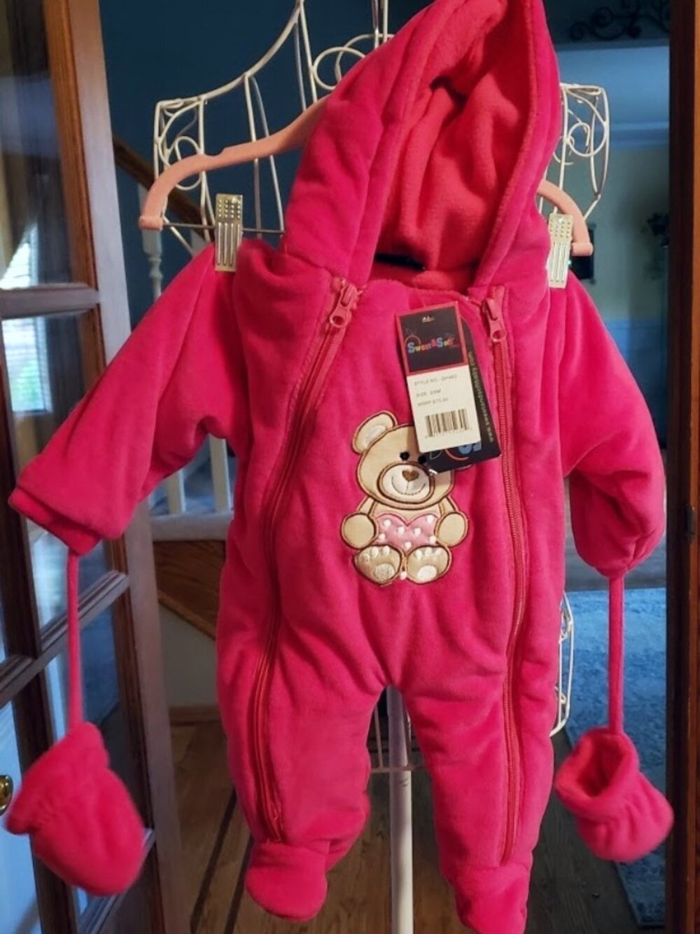 NWT Sweet & Soft Paris 3-6 mos warm winter set